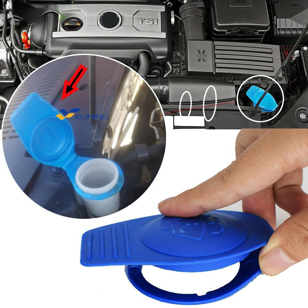 Xuming For VW Transporter T5 Tiguan Scirocco Beetle Golf Jetta Passat Rabbit Touareg Windshield Washer Fluid Reservoir Cap Tank Cover