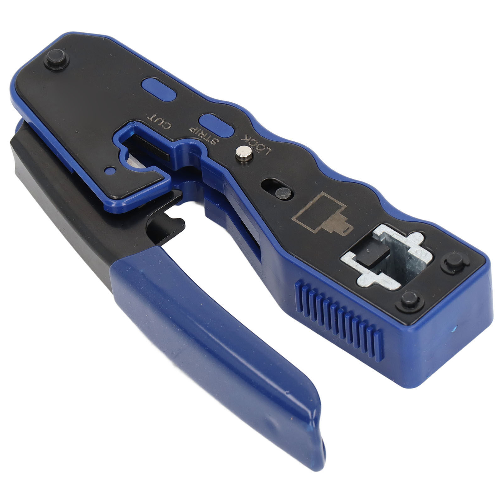 RJ45 Crimping Tool Set, Clean Cutting RJ Connector Crimper High Carbon ...