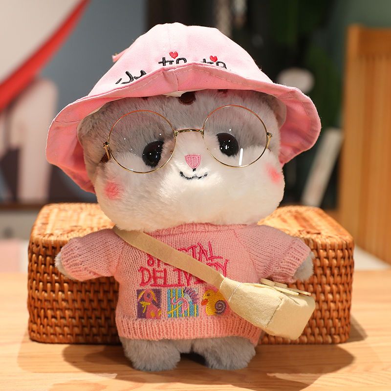 Cute Cure Series Cat Doll Toy Cat Plush Doll Doll Children's Sleeping Companion Pillow Gift for Girls