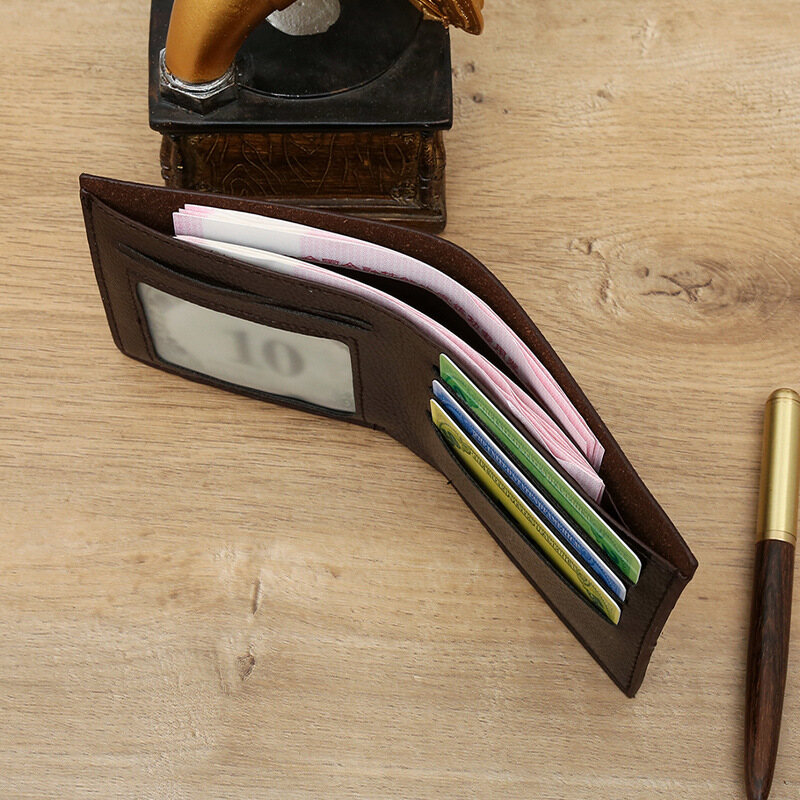 Men's wallet long ultra-thin wallet card holder