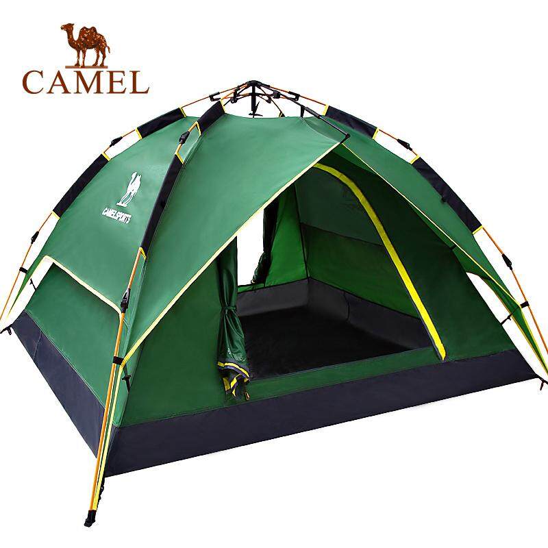 CAMEL Ngoài Trời Lều Tự Động 3-4 Người Lều Tự Động Mặt Trời Visor Không Thấm Nước Cắm Trại Lều...