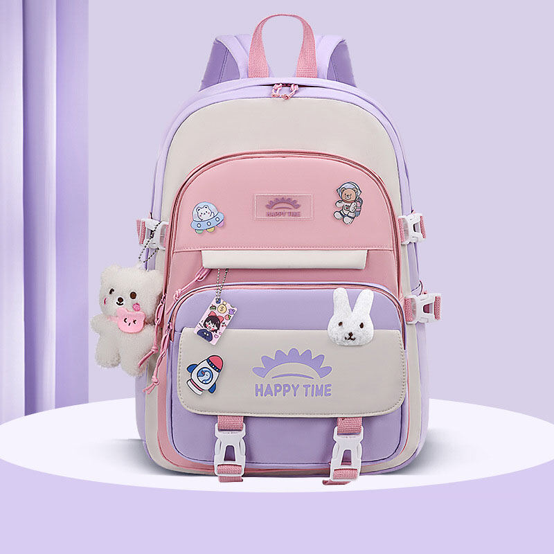 HS school bag ins style high school student junior high school student pupils cute backpack