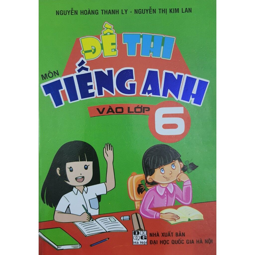 Sách - đề thi môn tiếng anh vào lớp 6