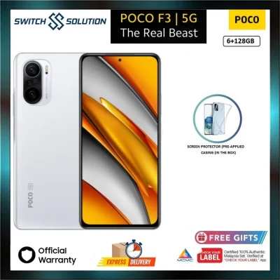 XIAOMI POCO F3 5G (8GB/6GB + 256GB/ 128GB) 1 Year Warranty By Xiaomi Malaysia