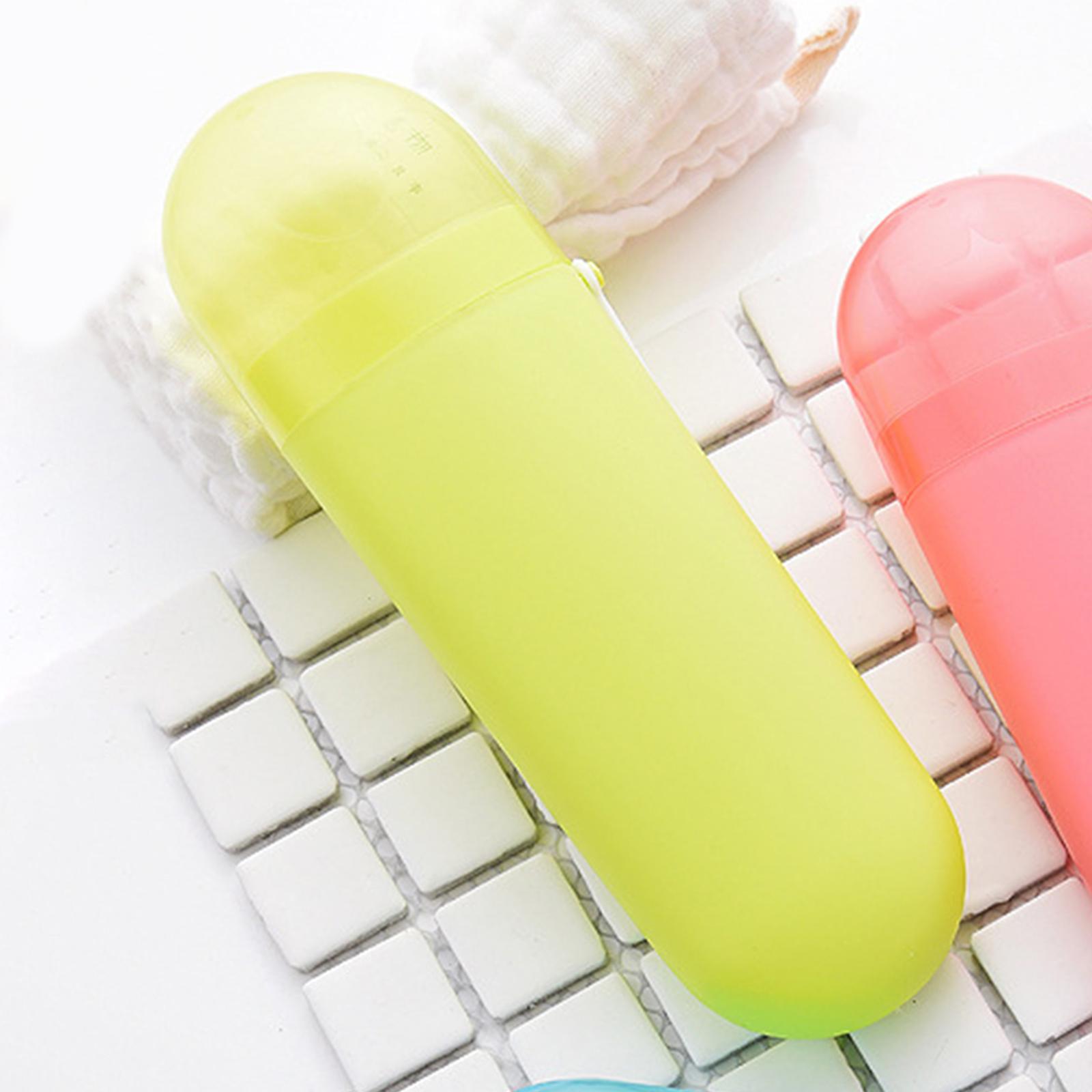 Blesiya Travel Toothbrush Case Durable Dustproof Transparent Cover for Toothpaste