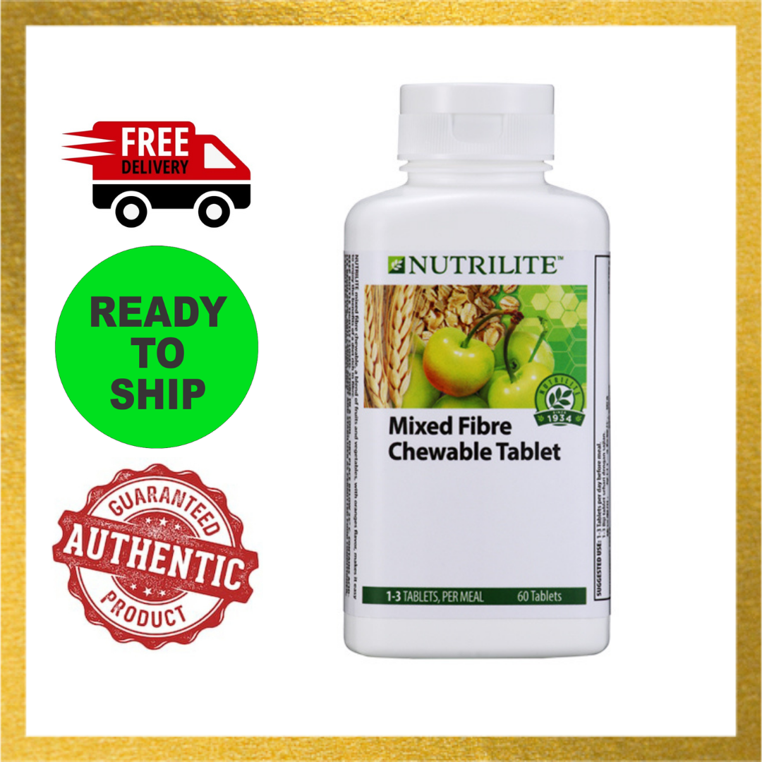 Amway Nutrilite Mixed Fibre Chewable Tablet (60 tab) 100 Amway