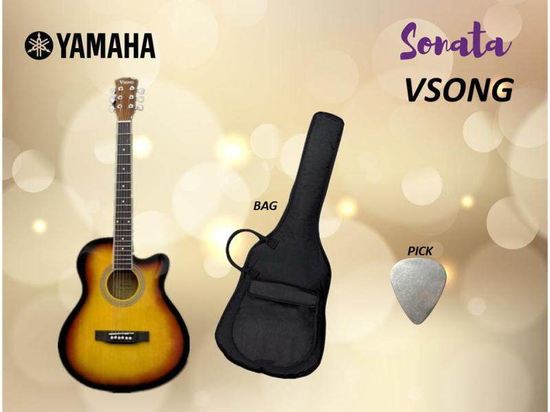 V song 3811 Acoustic Guitar with Free bag,Pick Malaysia