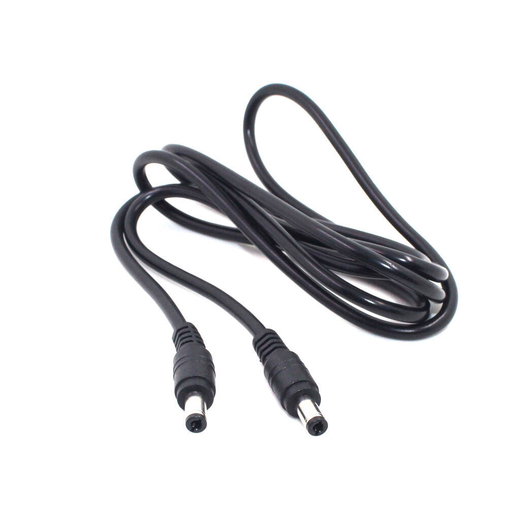 12v 10a dc power plug 5.5 x 2.5mm / 5.5 x 2.1mm male to 5.5 x 2.5mm / 5.5 x 2.1mm male cctv adapter connector cable 18awg power extension cords 0.5m/1.5m/3m