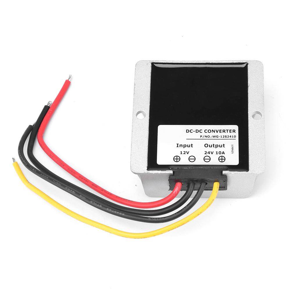 Bộ Chuyển Đổi Bước Lên DC12V Sang 24V 10A 240W Mô-đun Điều Chỉnh Điện Áp Tăng IP68 Chống Nước