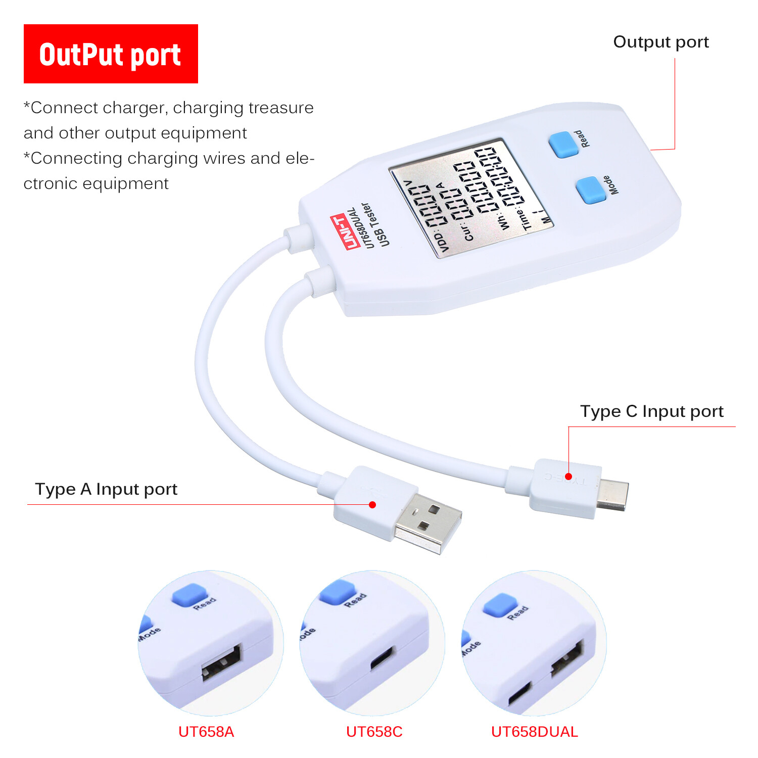 Đồng Hồ Đo Điện USB, Thiết Bị Kiểm Tra USB LCD Máy Dò Vôn Kế Ampe Kế, Máy Kiểm Tra Công Suất Điện Kỹ Thuật Số