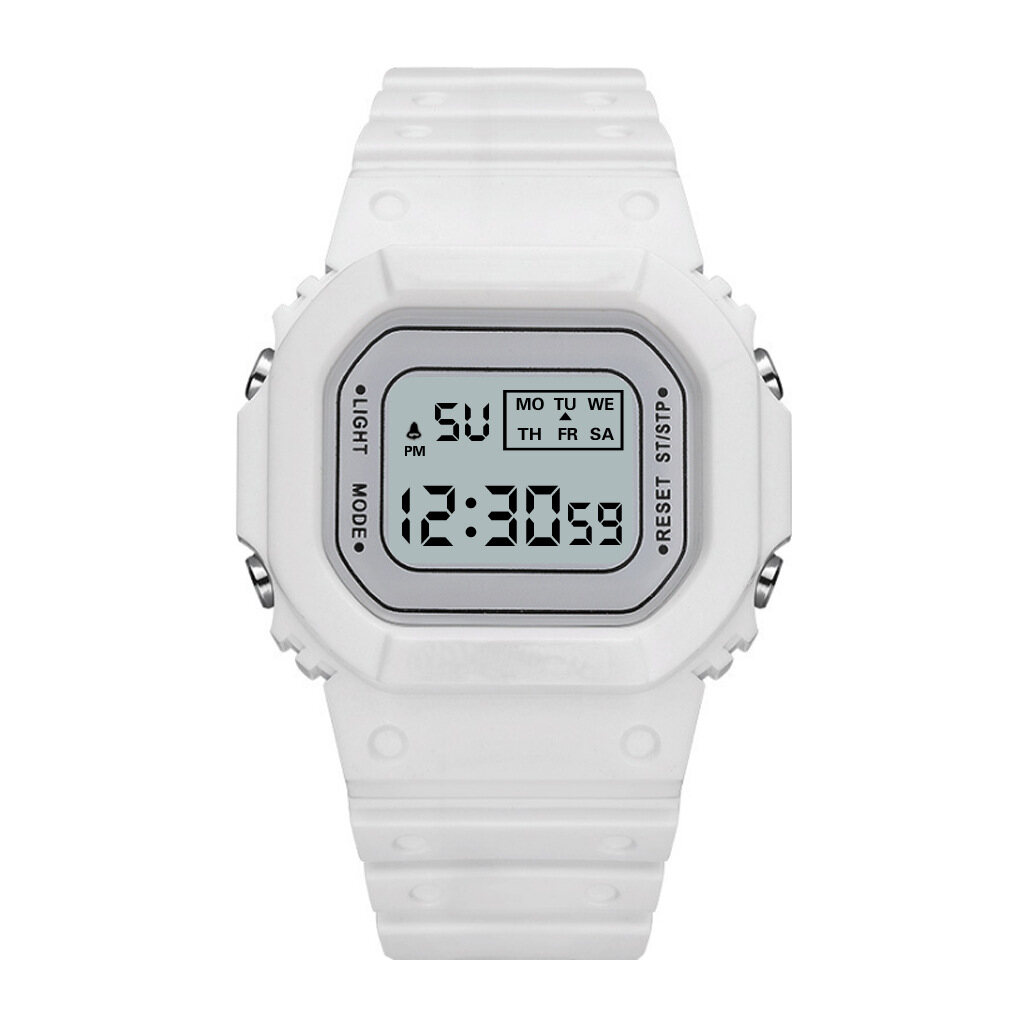 Colorful Square Electronic Watches/ Student Multi-function Waterproof Luminous Led Digital Watch/ Student Sports Wristwatch