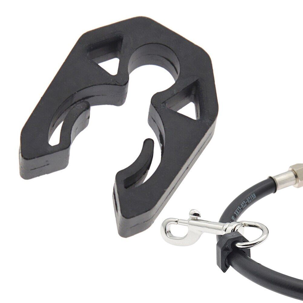 Scuba Diving Pipe Clamp Quick Release BCD Hose Holder Clip Retainer Buckle Hook Tube Plastic Clip Scuba Diving Accessories