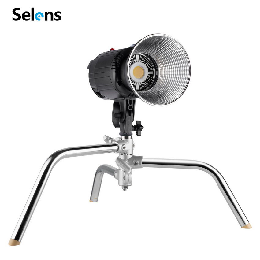 Selens Connector of Connecting Ground Lights Holder with Magic Legs for Low Angle Fill Lighting Shooting Photo Studio