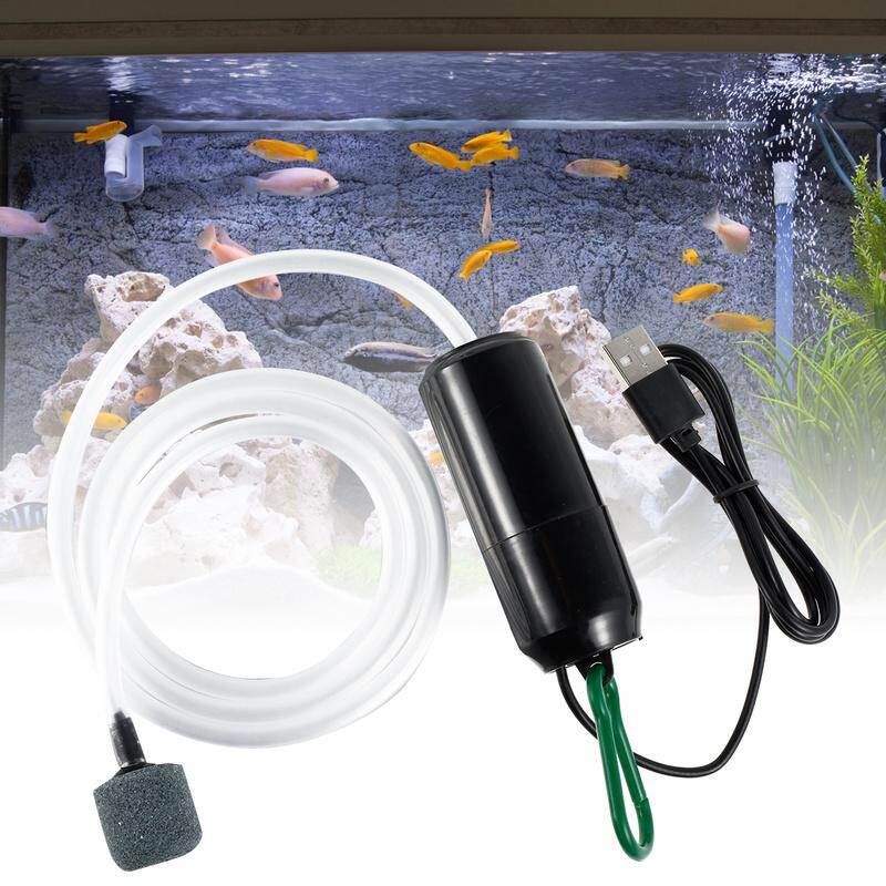 Usb Oxygen Pump Mini Oxygen Pump Usb Powered Oxygen Pump 5v 1w Portable Mini Aquarium Fish Tank Air Pump Oxygen Bubbler with Air Stone Mute Energy Saving Supplies Accessories for Fish Tank Aquarium