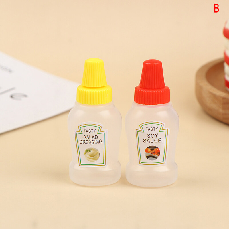 New Mini Tomato Ketchup Bottle Portable Small Sauce Container Salad ...