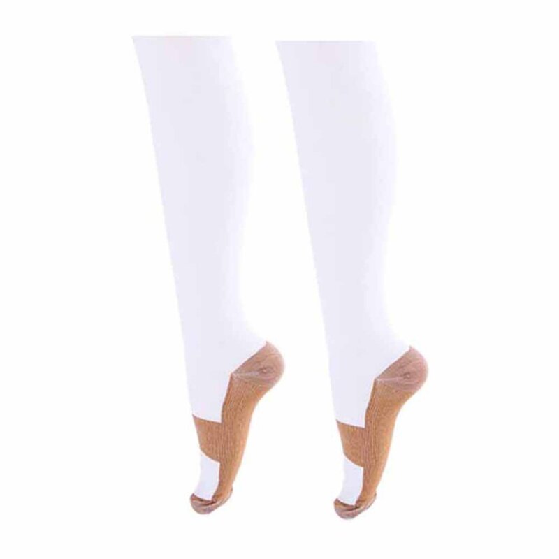 Copper Compression Socks Women Knee High Anti Fatigue Pain Relief Men Stockings 2030 MmHg for