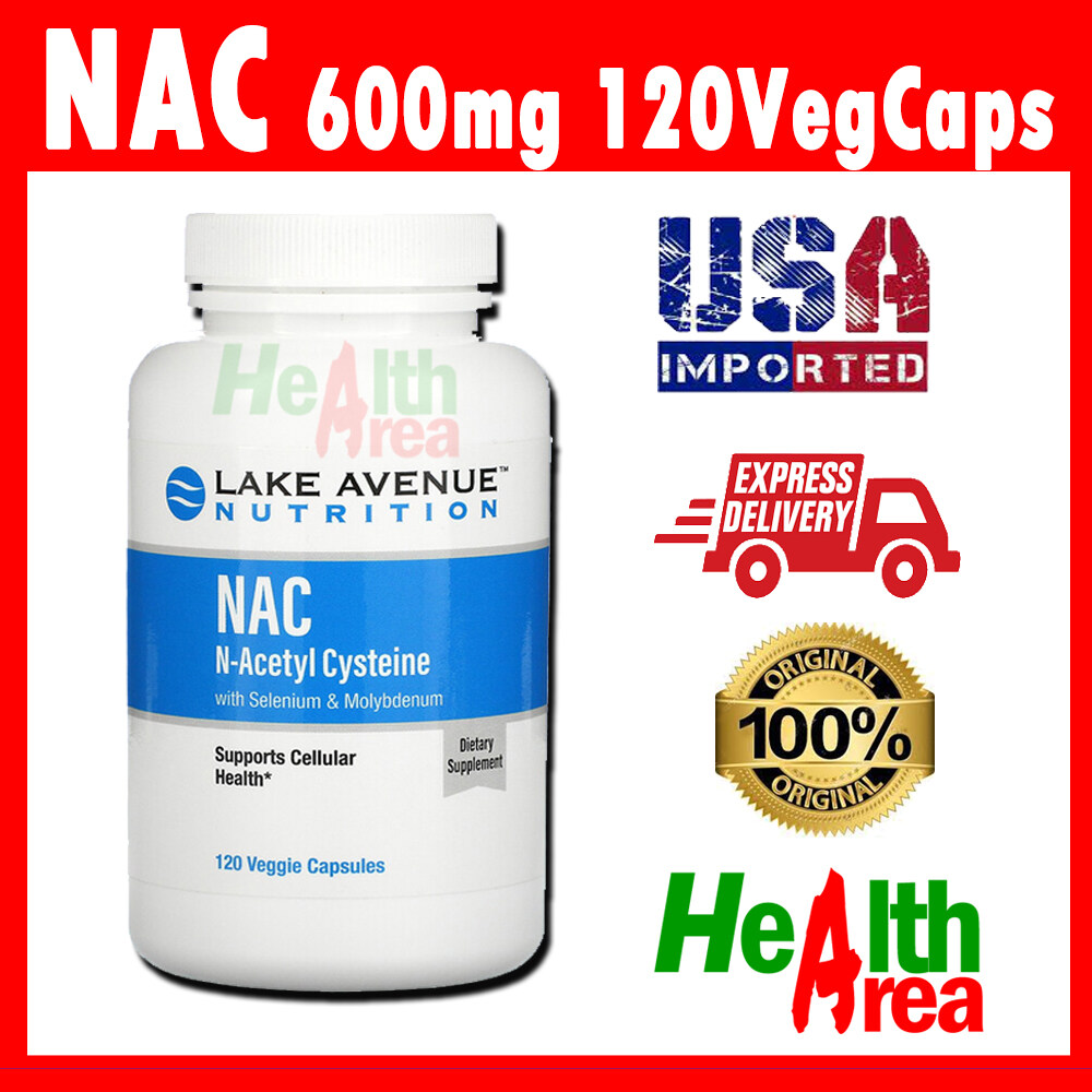 Ready Stock】Lake Avenue Nutrition NAC N Acetyl Cysteine with ...