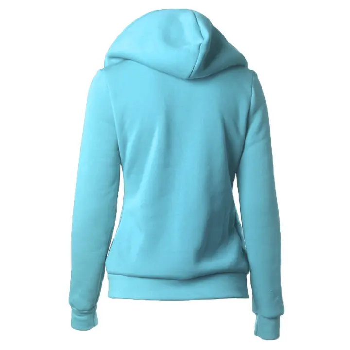 women's thermal zip up hoodie