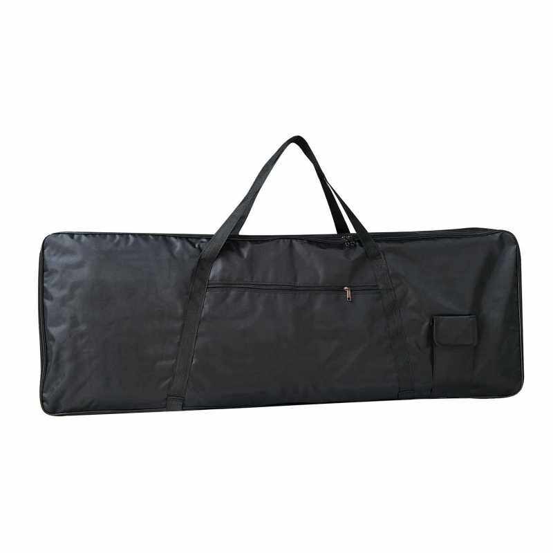 Electric Piano Bag Portable Gig Bag with Durable Handle 4MM Anti-Collision Cotton Interlayer for 76 Keys Keyboard Pianos with Outside Pockets Black (Standard) Malaysia