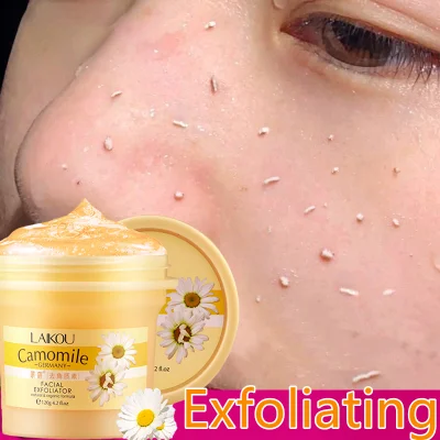 Facial scrub keratin gel 120g Oil-control Hydrate Exfoliating Face Gel Cleanser Deep Cleansing Moisturizing Skin Care Gentle Exfoliating Cosmetics