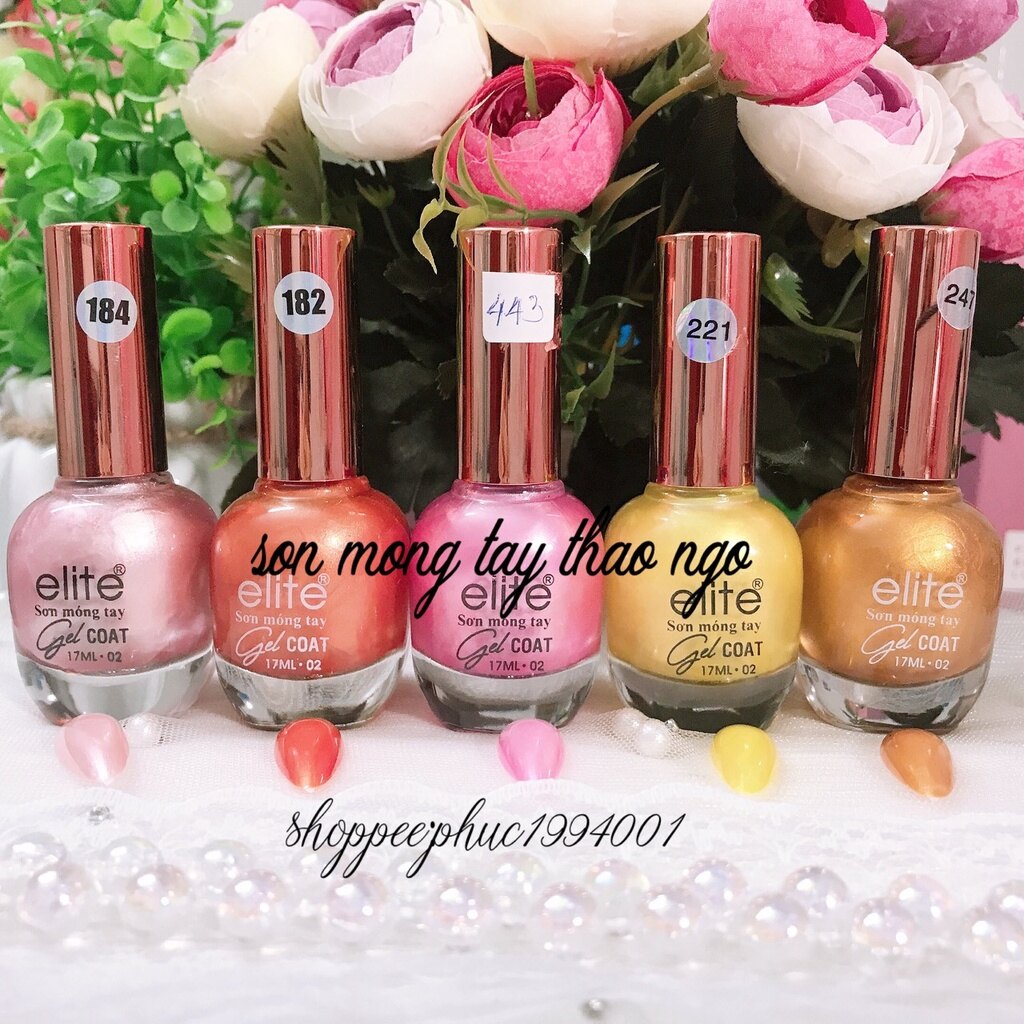 Sơn móng tay cao cấp Elite 17ml ( không cần hơ máy)
