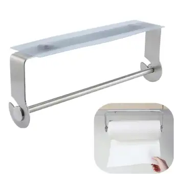 Malonestore Adhesive Paper Towel Holder Under Cabinet For Kitchen