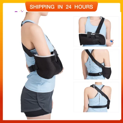 【MeetBeauty】Arm Sling Shoulder Immobilizer Adjustable Arm Support Brace Wrist Sprain Forearm Fracture