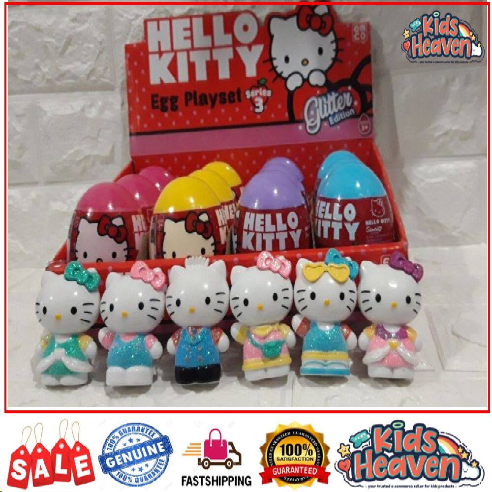 EMCO Hello Kitty Egg Playset Series 3 Glitter Edition RANDOM MODEL 100.0 Original Lazada