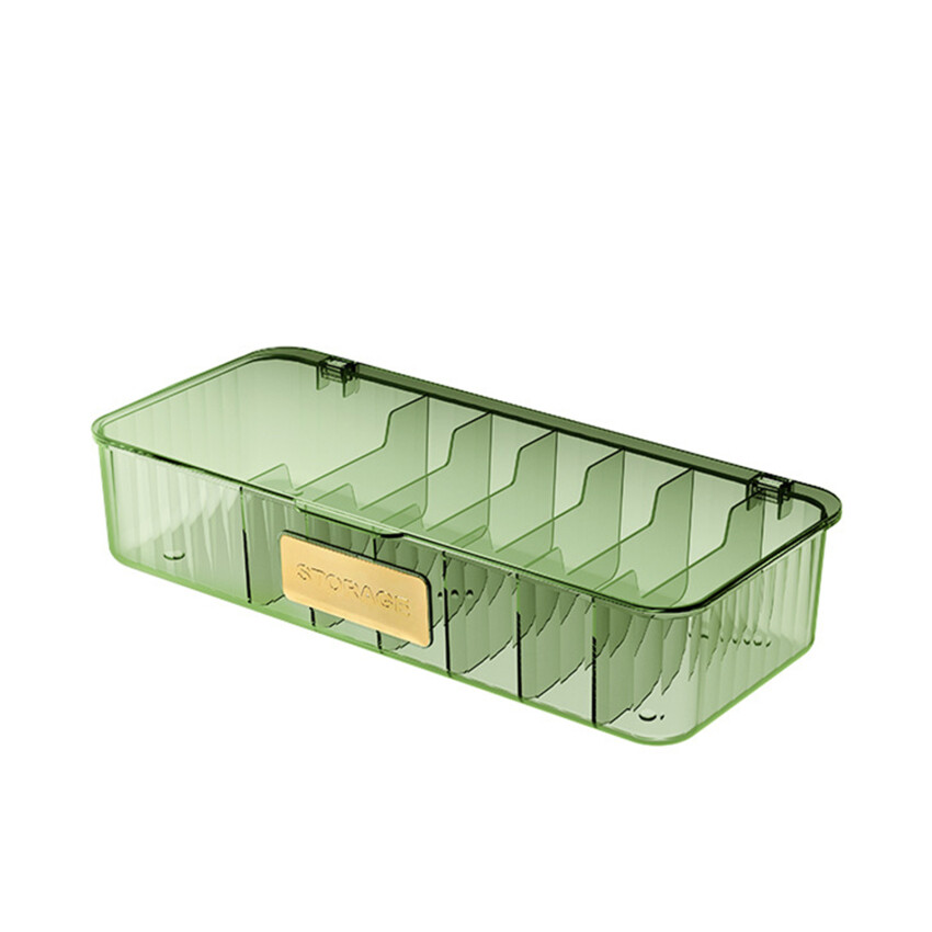 Cable Storage Box Transparent Plastic Data Line Storage Container For Desk Stationery Multifunctional Headset Data Charging Line