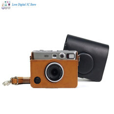 Túi Máy Ảnh Tương Thích Với Instax Mini Evo Hoài Cổ Bằng Da Pu Chụp Ảnh Kỹ Thuật Số Túi Máy Ảnh Với Dây Đeo Vai