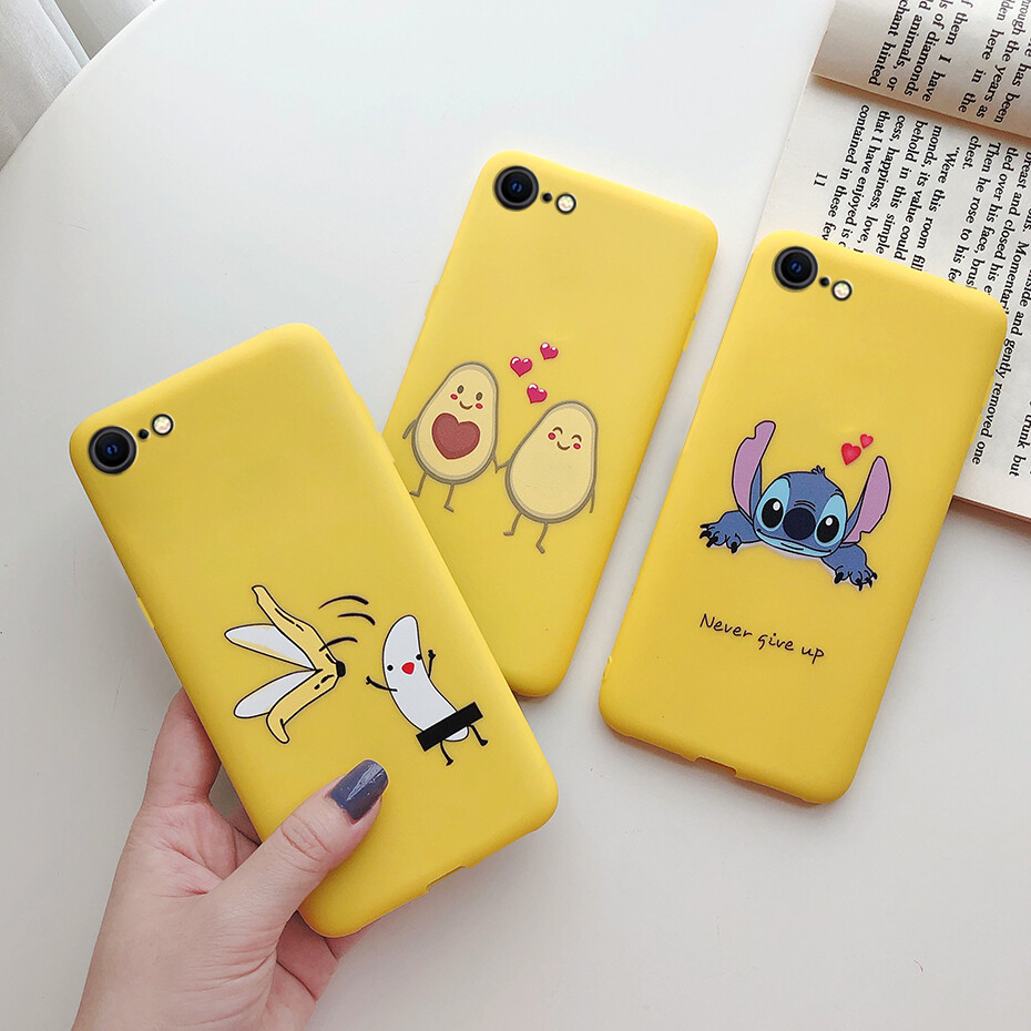 Phone Case for iPhone SE 2020 / iPhone 7 / iPhone 8 Casing Cute Silicon Back Cover Soft TPU Bumper Case