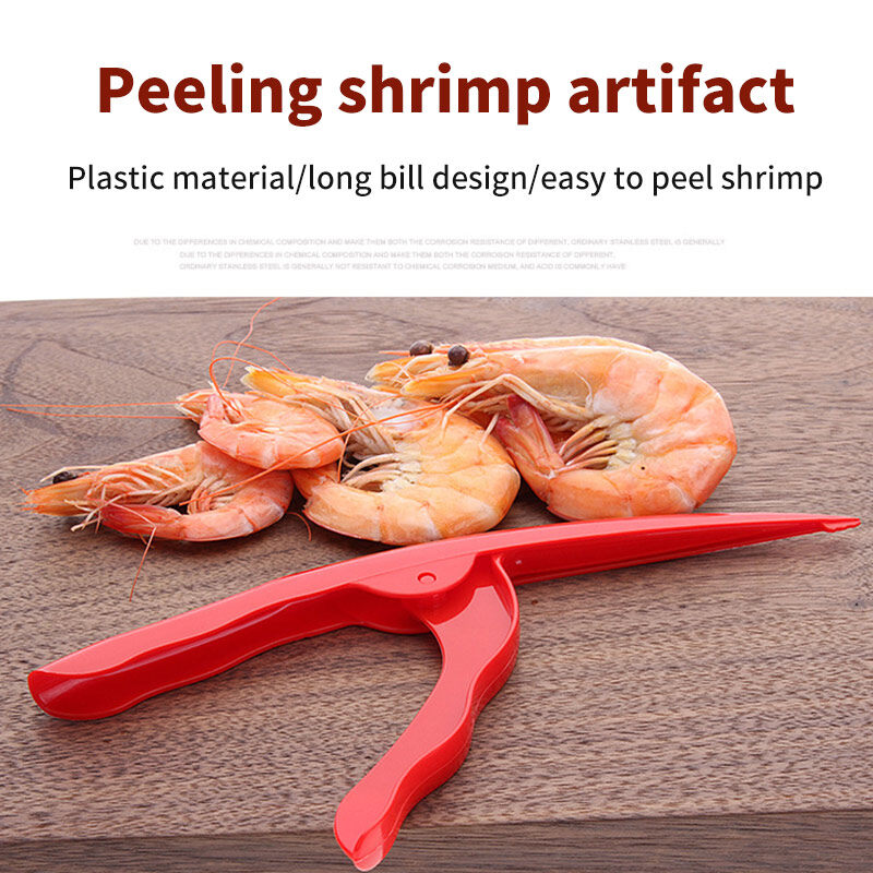 YESPERY Dụng Cụ Tháo Vỏ Tôm Bằng Nhựa Tôm Peeler Thiết Bị Lột Vỏ Tôm, Dụng Cụ Nhà Bếp Tôm Peeler, Đồ Gia Dụng