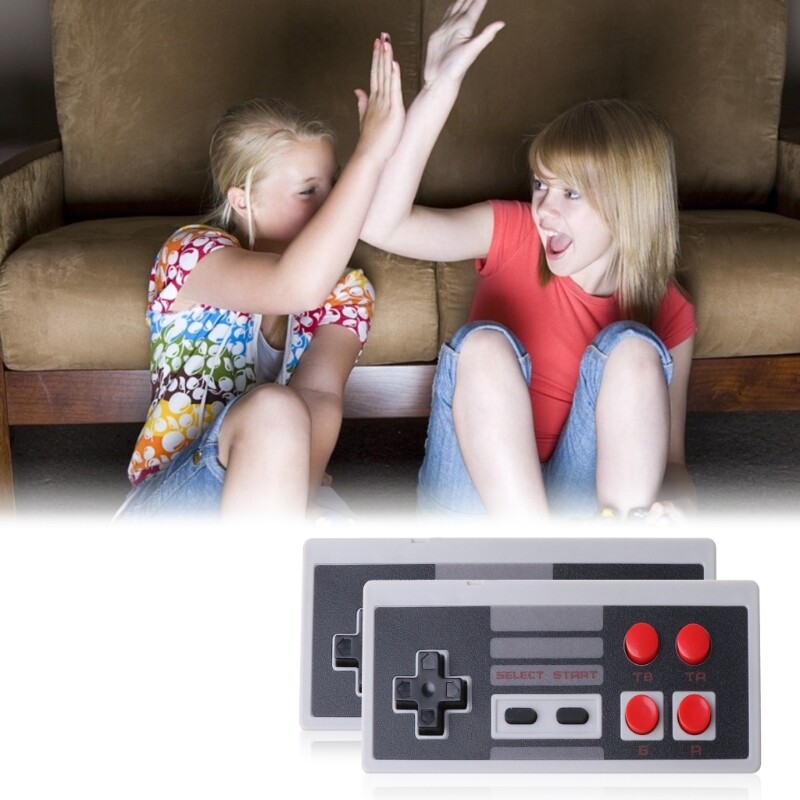 4 Button Controller Gamepad For Coolbaby TV Handheld Video Game 9 Pin Console