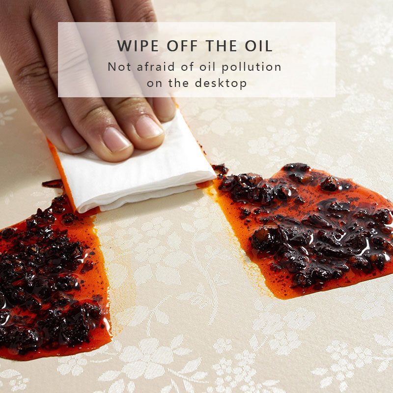 Waterproof Oil-proof Table Cloth Rectangle Table Cover Home Kitchen Wedding Tablecloth pvc Table Cloth For Kitchen Decoration