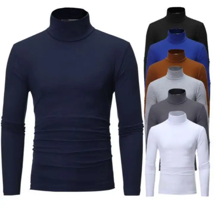 white polo turtleneck mens
