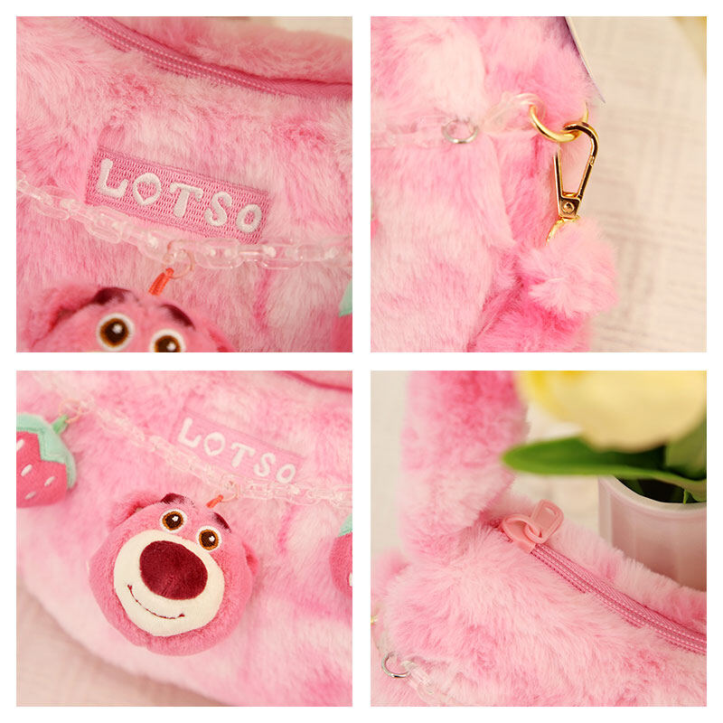 C&K Plush Cute Shoulder Bag Soft Sweet Shoulder Bag