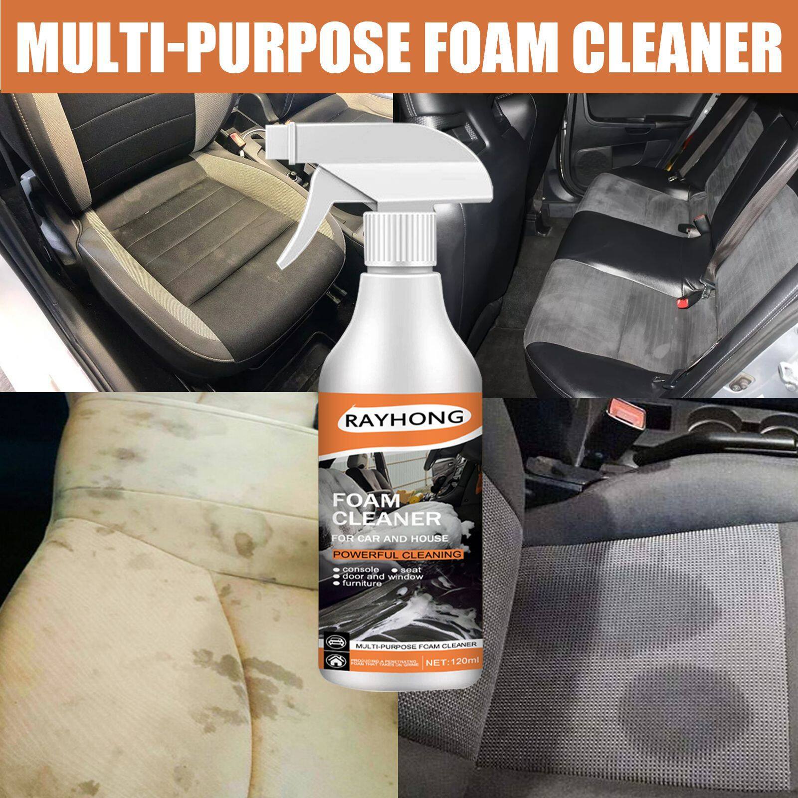 Rayhong Multi-Purpose Strong Decontamination Foam Cleaner Rust Remover Cleaning Multi-Functional Car House Seat Interior Multi-Purpose Strong Decontamination Foam Cleaner Rust Remover Cleaning Multi-Functional Car House Seat Interior