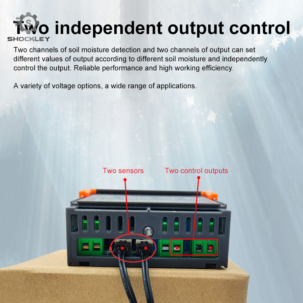 Shockley Digital Temperature Humidity Controller DC12V/DC24V AC110 220V Temperature Humidity Hygrometer Thermostat Controller