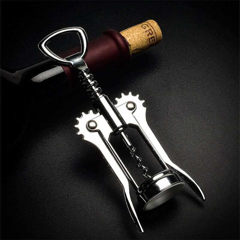 Stainless Steel Wing Style Red Wine Corkscrew Bottle Pull Opener Wine Cork Tool
