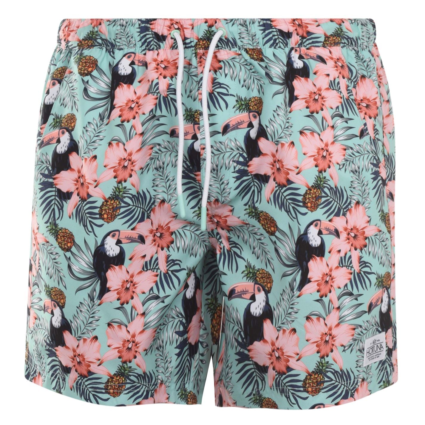 Hot Tuna Mens Printed Shorts (Toucan 