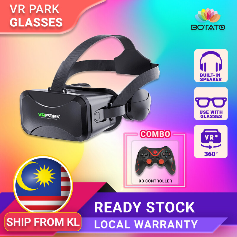 Ready KL] 3D VR Park with headset for Virtual Reality gaming support Android IOS phone [Botato Electronics] | Lazada