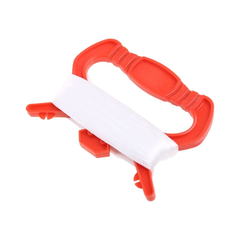 Polyester D Shape Kite Line String Winder Handle Outdoor Board Children Kite Gift for Children Kite Accessories
