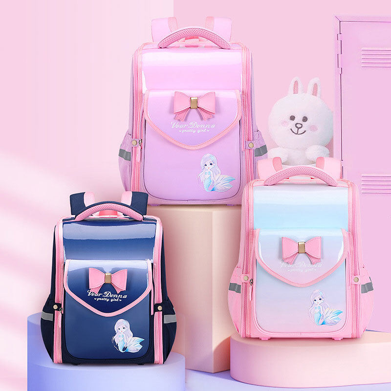 elementary school students' schoolbag first and second grade backpack waterproof spine protection children's school bag