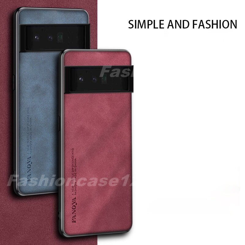 Ốp Cho Google Pixel 7 6 6A Pro Pixel7 Pixel6 Pixel6A 5G 2022 Ốp Điện Thoại Ốp Lưng Chống Sốc Da Cotton Sang Trọng Không Vân Tay Chống Rơi Nhựa TPU Mềm