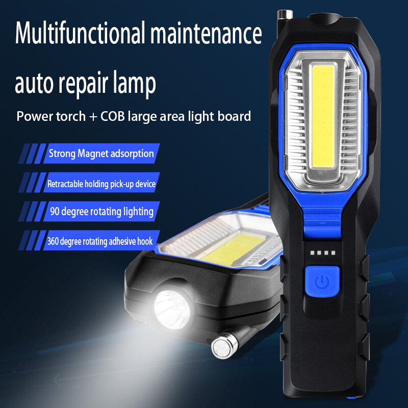 Bảng giá 100W LED Outdoor Retractable Work Light Household Emergency Hand-held Light Multi-Function Magnetic Flashlight Outdoor Distress Flashlight