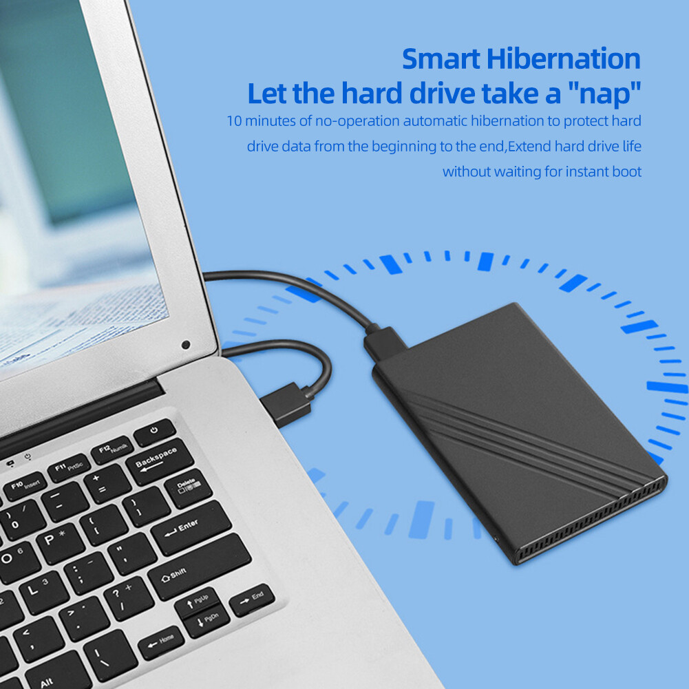 2.5Inch Xách Tay SSD Bao Vây Tốc Độ Truyền 5Gbps Bên Ngoài Ổ cứng lưu trữ thể rắn Trường Hợp Hợp Kim Nhôm Cho Máy Tính Xách Tay máy tính notebook