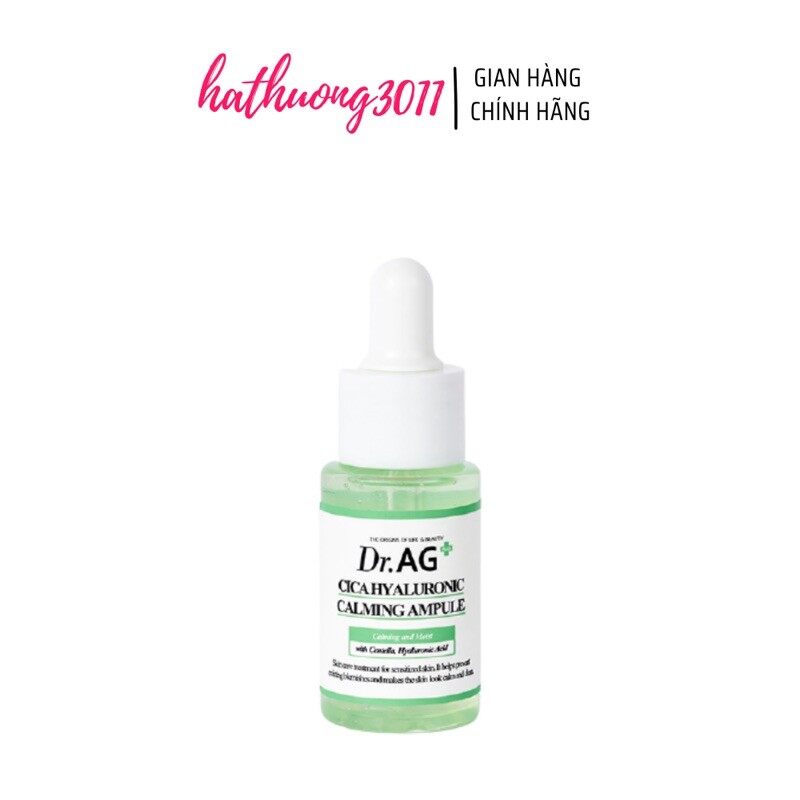 Tinh Chất DR.AG+ Cica Hyaluronic Calming Ampule.