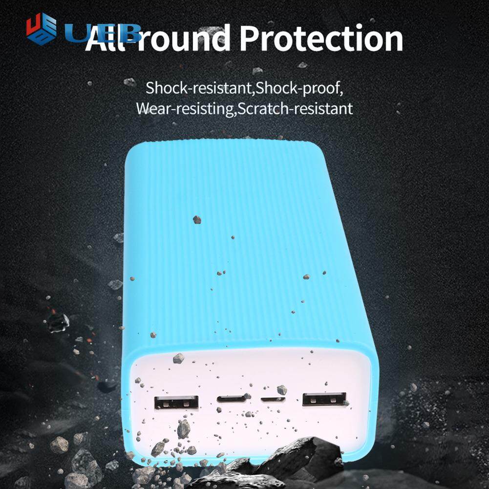 Silicone Protector Cover Shell Sleeve for Xiaomi 30000mAh Mobile Power Bank Case 160x80x40mm
