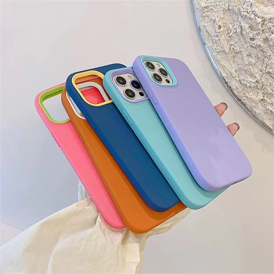 MFD Cute candy color phone case for iphone 13 13pro 13promax 12 12pro ...