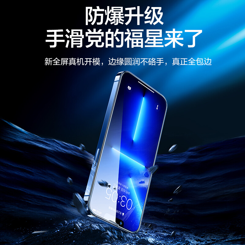 SmartDevil Anti-Reflection Screen Protector for iPhone 14 Pro max iPhone 13 Pro max 14 Plus Tempered Glass Full Coverage Clear Dustproof with Installation Tool